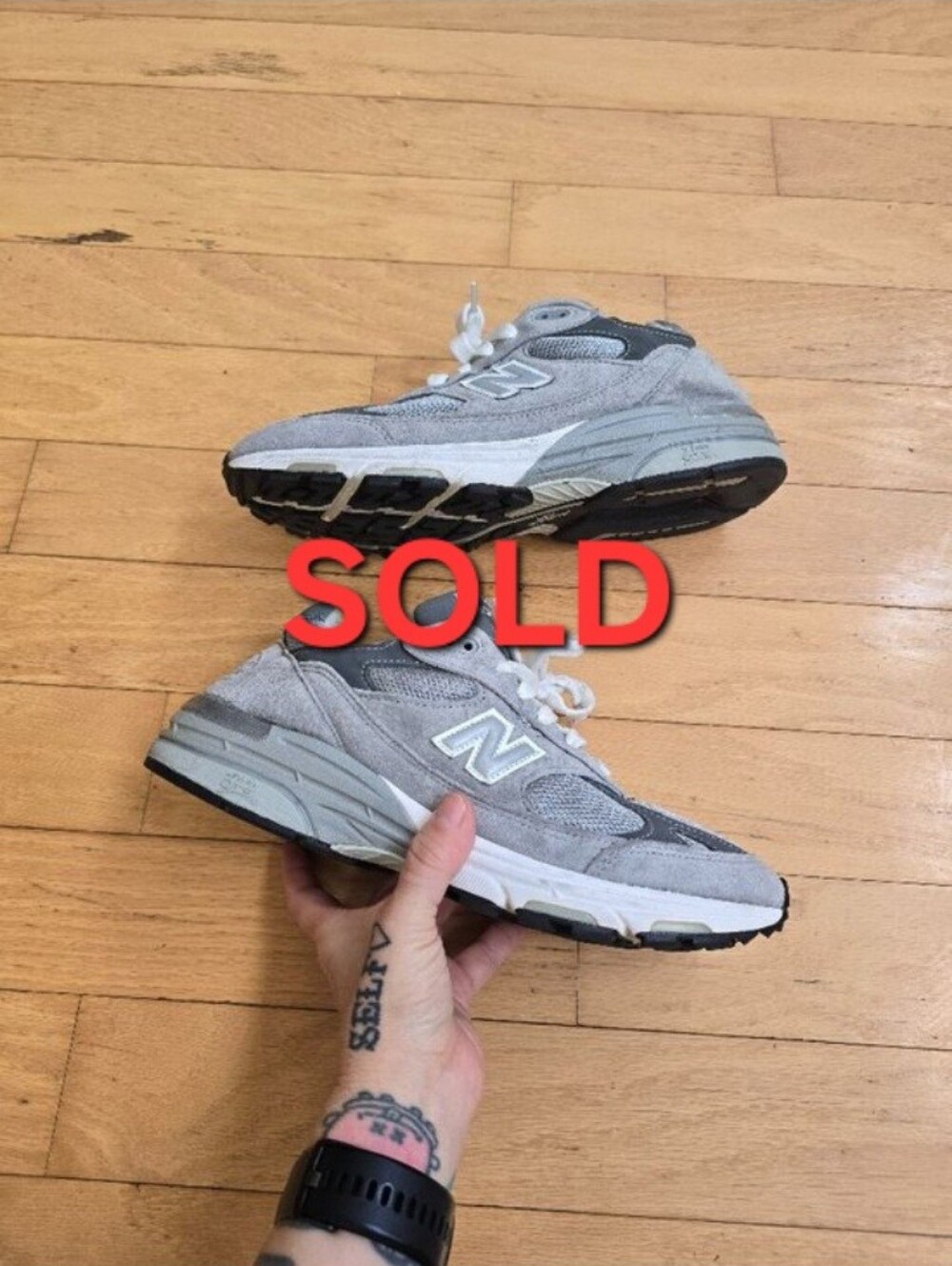 New Balance | 993 grey suede made in USA retro sneakers | MENS 9